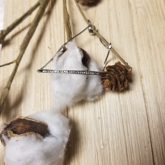 Pretty 18k GOLD plated Bracelet with CZ's in SILVER - Picture 11 of 11